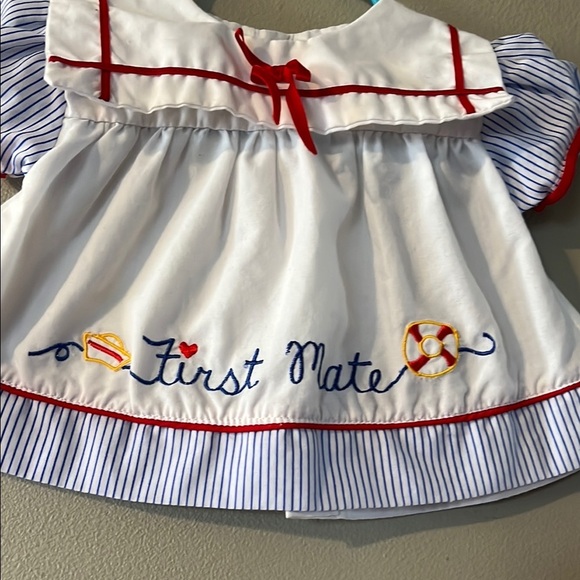 First Mate Nautical Baby Dress - Picture 2 of 5